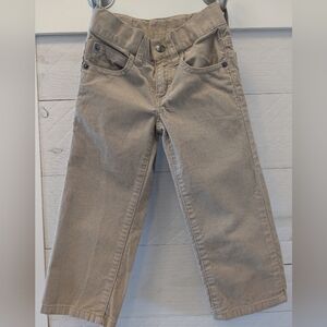 🧸Gymboree Boy's Tan Corduroy Pants; Size: 2T